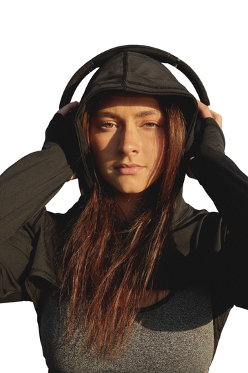 EMF Shielding Halter Hoodie